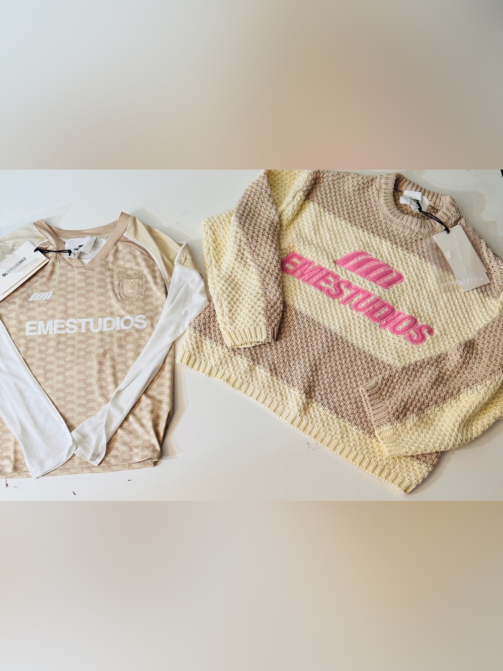 EME STUDIOS 2 PIECES - SWEATER & SHIRT! 
NEW WITH TAGS!  RETAIL FOR BOTH 247.00